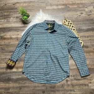 Robert Graham Embroidered Button Down Shirt